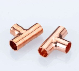 Conector en T de Cobre de 1.1/8 Pulgadas para Soldadura, Conector de Tubería Resistente a la Corrosión de Alta Presión, Junta en Forma de T Igual para Plomería, Agua y Gas - Product Image 3