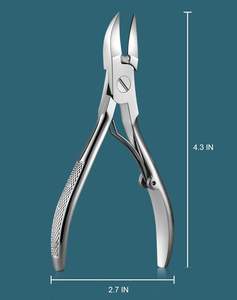 Coupe-ongles de luxe pour podiatre, pince à ongles incarnés épais, lame étroite de 12 mm, outil de pédicure en acier inoxydable, mâchoire large - Product Image 4