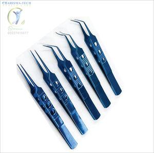 Pinces manuelles en acier pour chirurgie oculaire, micro-instruments, poignée droite et gauche |   Pièce chirurgicale à usage hospitalier SurgiRight certifiée CE - Product Image 3