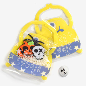 Sac <span class=keywords><strong>à</strong></span> fermeture éclair PET motif monstre mignon pour bonbons, biscuits, nougats, emballage cadeau auto-scellant avec poignée - Product Image 5