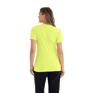 Camiseta Unisex de Algodón 100% Color Amarillo Neón para Ropa de Nivel Profesional, Tacto Suave para Diseños Personalizados, Cuello Redondo Clásico Color Oliva, Impresión Serigráfica - Product Image 2