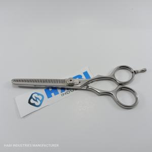 Tijeras de Adelgazamiento de Acero Inoxidable de 6.5 Pulgadas con Diseño Arcoíris para Corte de Cabello, Directamente del Fabricante, para Uso en Salones de Belleza - Product Image 2