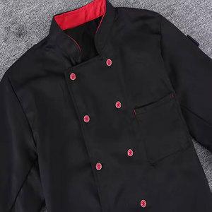 Chaquetas de Chef de Manga Corta, Uniformes de Cocina Duraderos para Personal de Catering, Restaurantes, Hoteles y Panaderías - Product Image 3