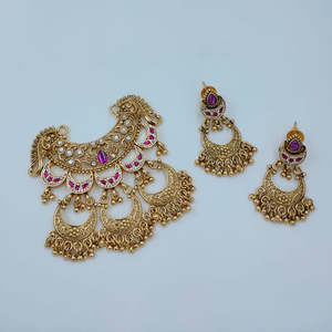 ชุดจี้หินโรยัลโพตาและมุก เครื่องประดับแฟชั่น 10575645PK - Product Image 1