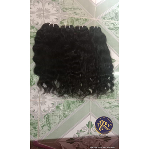 Meilleures extensions de cheveux vierges Remy de temple indien non traitées Cheveux de tressage à vague profonde droite naturelle Donateur unique Tiré unique - Product Image 3