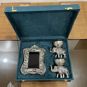 Invitation plaquée argent / Cadeau de Thanksgiving avec emballage de boîte cadeau haut de gamme (007) - Product Image 5