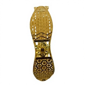 22k Solid <b>Gold</b> <b>Bangle</b> <b>Set</b> for Women Traditional Indian Filigree Flower Design <b>Gold</b> Kada Bracelets Bridal Wedding Jewelry - Product Image 1