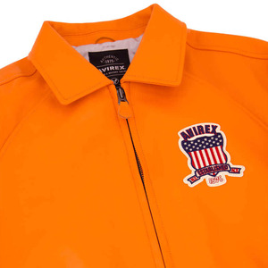Customized 2026 Make Your Own <b>Men</b> Professional <b>Leather</b> Avirex Winter <b>Jackets</b> with Stand Collar-High Quality <b>Men's</b> Avirex <b>Jacket</b> - Product Image 5