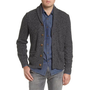 Men's Slim Fit Knitted Cardigan Winter New <b>Block</b> Fashionable Trendy Quick Dry Breathable Crew Neck Cotton/<b>Acrylic</b> Yarn Knitwear - Product Image 1