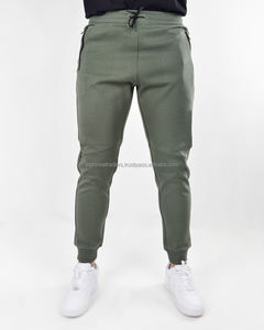 Pantalones de chándal apilados informales de cintura alta con logotipo personalizado, pantalones de chándal de algodón 100% con bolsillos laterales OEM ODM - Product Image 5