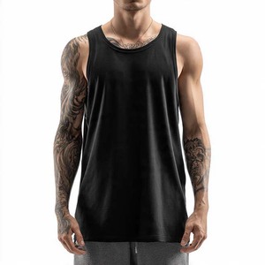 Débardeur Sportif Homme à Imprimé Personnalisé Col Rond Séchage Rapide Tricoté Gilet de Fitness Tenue d'Entraînement d'Été pour la Salle de Sport 2026 - Product Image 4