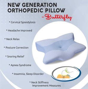 Hot sale 2025 Side Sleeper Contour <b>Memory</b> Foam <b>Pillow</b>, Orthopedic Sleeping <b>Pillow</b>, Ergonomic Cervical <b>Pillow</b> - Product Image 2