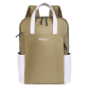 Mochila para Portátil Personalizada de Estilo Minimalista Vintage, Color Sólido, PE, Cierre de Cremallera Impermeable EVA, Unisex, 24L, Antibacteriana - Product Image 1