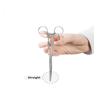 Pinces hémostatiques de précision à verrouillage, en acier inoxydable argenté, droites - Product Image 4