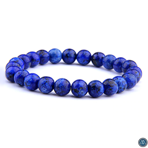 Bracelet en perles de lapis-lazuli bleu naturel de qualité supérieure, 6 mm, 8 mm, 10 mm, 12 mm, style vintage pour femmes et hommes, occasion anniversaire - Product Image 4