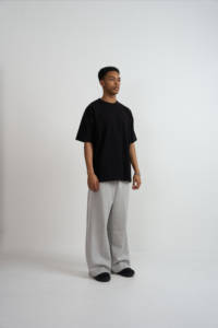 T-shirt Oversize Premium de Luxe Streetwear 300 GSM 100% Coton Lourd Vierge Prêt à Expédier Vente en Gros - Product Image 3