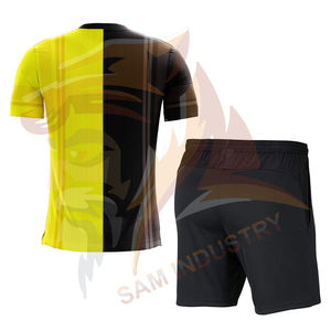 Uniformes de Fútbol para Hombre de Último Diseño con Mangas Cortas, Ropa Deportiva Personalizada, Conjunto de Uniformes de Fútbol a Precio Económico - Product Image 2