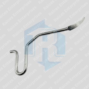 Gancho Separador de Tejidos Curvo de Acero Inoxidable para Cirugía, Instrumento Ortopédico Manual para Operaciones Quirúrgicas - Product Image 3
