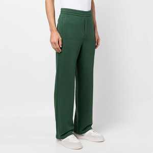 Custom Men's Casual Elastic Waistband Canvas Flared Jogger Pants Polyester/Cotton Quick Dry Breathable High Quality Trousers - Product Image 1