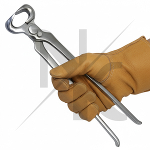 Pince à sabots professionnelle pour chevaux, outil de coupe de sabots avancé pour fermeurs, en acier forgé, poignée ergonomique antidérapante, réutilisable, durable - Product Image 5