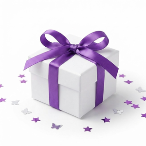 6mm Purple Single Face Satin Ribbon Customizable Supplier 350 Meter Roll for Spa Products Jewelry Packaging Gift <b>Boxes</b> Wholesale - Product Image 4