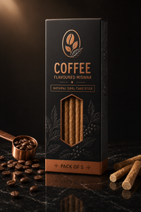 Palillo de cuidado bucal a base de hierbas con sabor a café, hecho con madera de miswak de primera calidad para dientes saludables, aliento fresco y cuidado dental diario. - Product Image 6