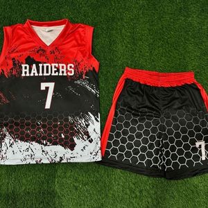Premium Custom Basketball Uniform Mens Jersey Shorts Set Breathable Moisture-Wicking Mesh <b>Polyester</b> Team Kit Sportswear OEM - Product Image 1