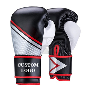 Gants de boxe entièrement personnalisés de haute qualité, en cuir de vachette, avec fermeture auto-agrippante, 16 oz, pour enfants, modèle haut de gamme - Product Image 2
