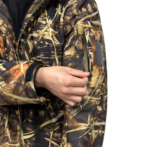 Wholesale Rapid Sports <b>Men's</b> Hooded Outdoor Hunting <b>Jacket</b> Breathable Durable 100% Cotton Corduroy Fabric Waterproof Windproof - Product Image 5