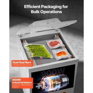 Machine de mise sous vide compacte 900W pour aliments humides, viandes et marinades, machine de mise sous vide à 1 chambre - Product Image 5