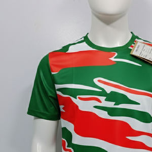 เสื้อฟุตบอลซับลิเมชั่นคุณภาพเยี่ยม ด้านหน้าแบบอินเตอร์ล็อค และด้านหลังแบบไมโครเมช โพลีเอสเตอร์ 100% 140 กรัมต่อตารางเมตร - Product Image 4