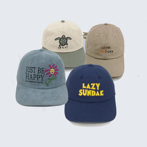 Gorra de Pana de Moda con Bordado Común, Perfil Bajo, 6 Paneles, para Exteriores, Cuatro Estaciones, Unisex, Estilo Deportivo, con Logotipo Bordado - Product Image 1