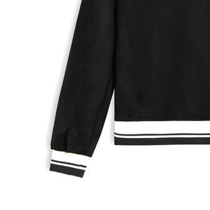 Custom Cool Style <b>Canvas</b> Winter Varsity <b>Jackets</b> <b>for</b> <b>Men</b> and Women Stand Collar Baseball Bomber Style Hooded Front Logo - Product Image 2