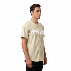 Custom Name and Number Button-Down V-Neck <b>Baseball</b> Jersey Breathable Sports Uniform for Adults and Youth with Shorts Style - Product Image 3