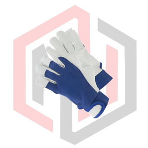 Soft Grip Leather Work Gloves Anti-Slip Anti-Cut Anti-Heat Protection Adjustable <b>Wristlet</b> Cuff Silicone-Free Powder-Free General - Product Image 4