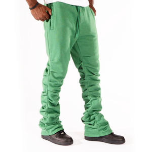 <b>Men's</b> Blue Cotton Hip Hop Sweatpants Low Drawstring Waist Side Pockets Waterproof Windproof Winter Casual - Product Image 2