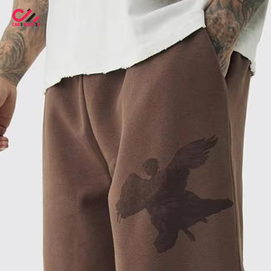 Customizable 100% Cotton Lightweight Breathable Comfortable Quick Dry <b>Men's</b> Casual <b>Baggy</b> Street Wear <b>Trousers</b> Elastic Mid - Product Image 3