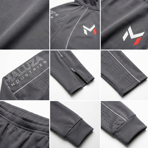 Conjunto Deportivo Personalizado para Hombre, Corte Ajustado, para Gimnasio, Correr, Trotar, Ropa Deportiva Transpirable, Maluza TrackSuit ProMax, EE. UU., Europa - Product Image 4