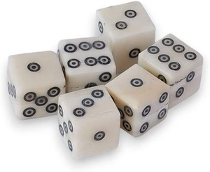 ลูกเต๋าทรงลูกบาศก์ทำมือคุณภาพสูงจากกระดูกควายสีธรรมชาติ ดีไซน์รูปหัวใจ ปรับขนาดได้ บรรจุภัณฑ์สำหรับส่งออกทั่วโลก - Product Image 4