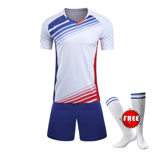 High Quality Custom Sublimated Soccer Jersey Set Men's Football Jersey Wholesale Heat Transfer Design Youth Soccer Uniforms - Product Image 1