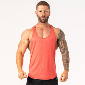 Performance Cut Gym Stinger Vest Spandex Cotton <b>Stretch</b> Sleeveless Muscle Tank OEM Private Label Factory Supplier - Product Image 1