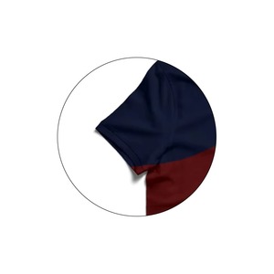Men's Knitted Color Blocked <b>Polo</b> Shirt Short Sleeve Casual Wear Navy Red Black <b>White</b> Striped Design Customize wholesale OEM - Product Image 5