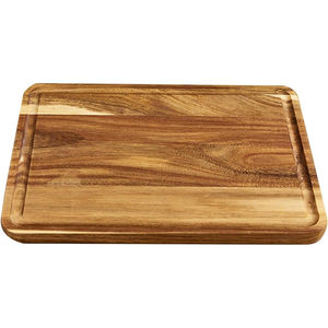 Planche à découper en bois d'acacia massif naturel, écologique, moderne et luxueuse, de la marque WHITE ROYALS, épaisseur 1,5 cm, pour cuisine et boucherie. - Product Image 3