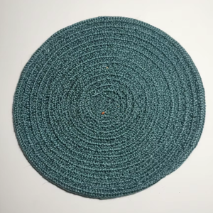 Sous-plats en corde de coton tressée, 15 pouces, ronds, modernes, écologiques, réutilisables, antidérapants, décoratifs, pour la table à manger - Product Image 1