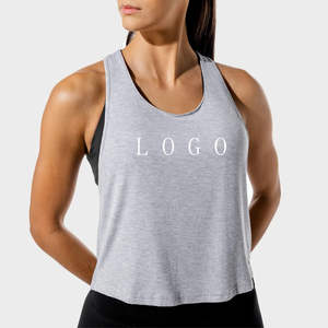 Nouveauté : débardeur de sport respirant pour femmes, en fibre de bambou, logo personnalisé, été, grandes tailles, service OEM. - Product Image 1