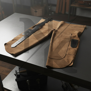 High Quality Farrier Full Apron Chap Buckle <b>Cow</b> Leather Horse Equestrian Use Luxury Customizable Comfortable Durable 100% - Product Image 5