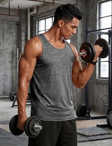 Custom <b>Men</b>’s Cropped Tank <b>Top</b> Factory | Wholesale Sleeveless Gym Fitness Workout <b>Crop</b> <b>Tops</b> for <b>Men</b> | Custom Logo OEM ODM Private - Product Image 4