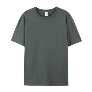 Tout nouveau 100% coton col rond t-shirt unisexe été coton t-shirts en gros en vrac t-shirts vierges pour hommes avec Logo personnalisé - Product Image 2