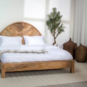 เตียงไม้มะม่วงแท้ วานดานา โซลาซ เซโนวา สำหรับตกแต่งห้องนอนสไตล์โมเดิร์นอย่างมีสไตล์และให้ความสะดวกสบาย - Product Image 4