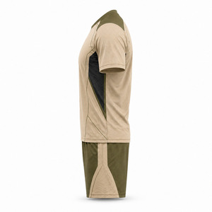 Set Personalizzato di <span class=keywords><strong>Maglia</strong></span> e Pantaloncini da Futsal per Uomo, Senza Marca, in Poliestere Traspirante Premium, Uniforme per Squadre di Calcio Indoor - Product Image 3